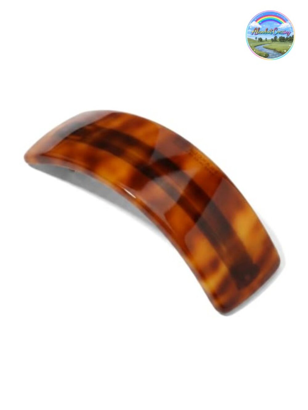 France Luxe Rectangle Volume Barrette Cellulose Acetate French Hair Clip